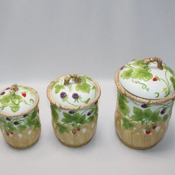 Wild Berries (Multicolor) Canister & Lids  by JAY WILLFRED - Picture 5 of 16